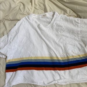 cropped brandy shirt